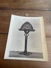 photo oeuvre et objet d art N4 lampe daum et edgar brandt ferronier d art