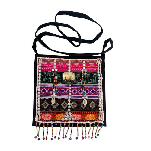 Sac besace tribal - tribal, fait