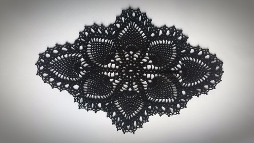 Napperon ovale crochet - au,