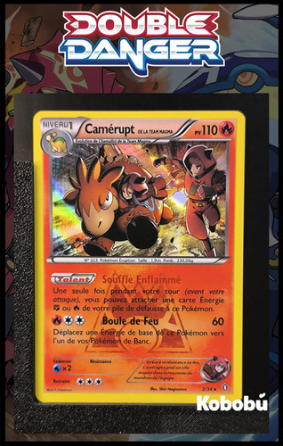 Carte pokémon camérupt 34 - camérupt, 2/34