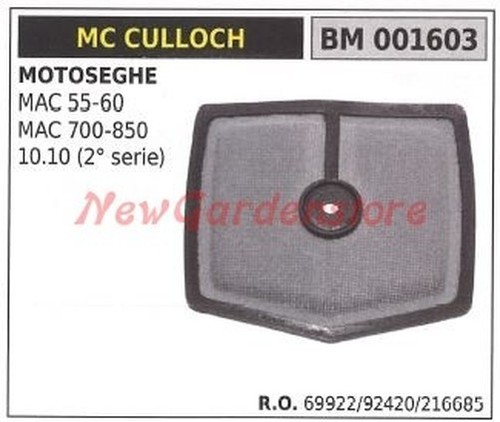 Filtre air culloch - air,