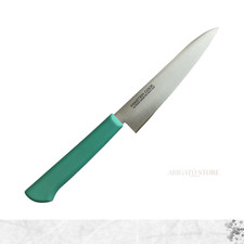 Couteau Kataoka Master Cook couleur antibactérienne vert - 150 mm - Petit cou...
