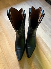 BOTTES SANTIAGS TOUT CUIR MONTANA - 38  (6 1/2 US) TRES BON ETAT