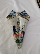 Bouquetière double faïence