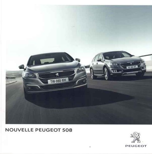 Catalogue brochure peugeot 508 - brochure,