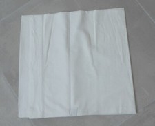 Taie de traversin pour lit 2 personnes blanche 100% coton