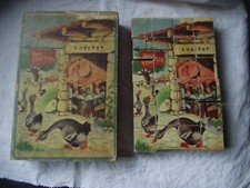 ANCIENNE BOITE DE 24 CUBES EN BOIS / JOUET D’ENFANT