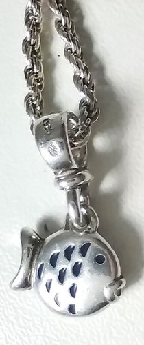 Pendentif poisson argent - , et