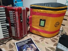 Accordéon Stella 60 Bass 34 Touche En Bel État Fonctionnelle Avec Housse 