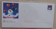 Lot de 5 enveloppes prêt à poster illustrées + 5 cartes  MEILLEURS VOEUX