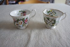 LOT DE 2 ANCIENNE TASSE ROYAL ALBERT BONE CHINA ENGLAND