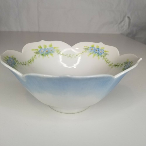 Vintage dish bowl hand painted - hand,