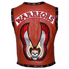 The warriors ajax leather vest - warriors,
