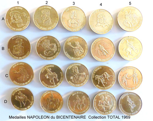 Lot jetons médailles - lot, 20