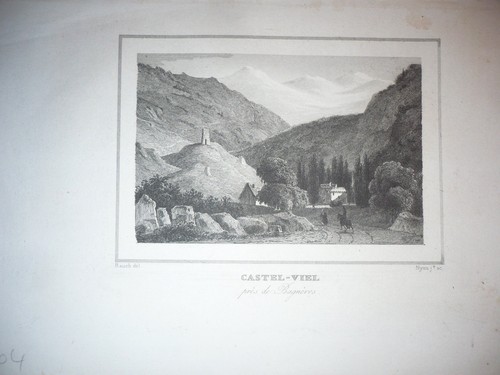 Gravure 19ème siècle castel - siÈcle,
