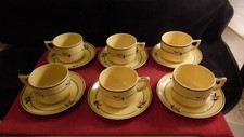 Service de 6 tasses en faience