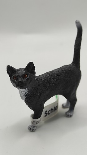 Figurine chat noir schleich - chat,