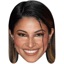 Richa Moorjani (Brown Hair) Big Head. Masque plus grand que nature.