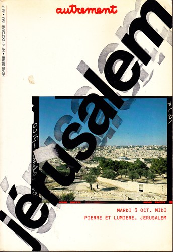 Revue autrement jerusalem hs - autrement,