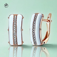 Boucles d'oreilles émail