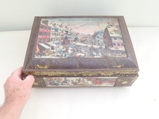 Ancienne  boite à gâteaux en tôle LEBKUCHENFABRIK E.OTTO SCHMIDT NURNGERG