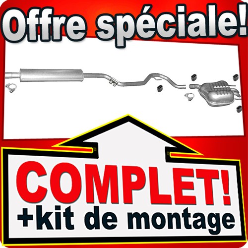 Ligne pot échappement pour - ligne,