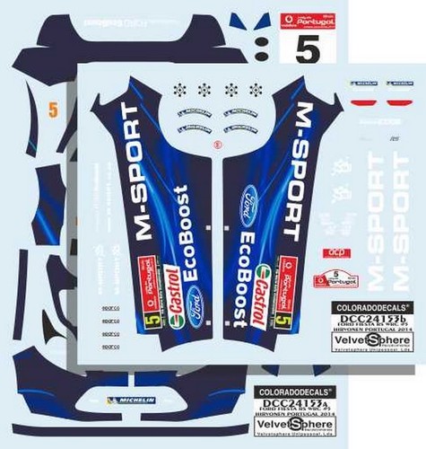Decals ford fiesta rs wrc - decals,