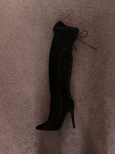 Bottes longues lacets en - longues, à