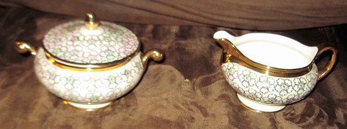 Vintage sugar and creamer - vintage,