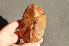 Préhistoire Paléolithique Beau Biface Moustérien 8,8 cm Vienne Silex