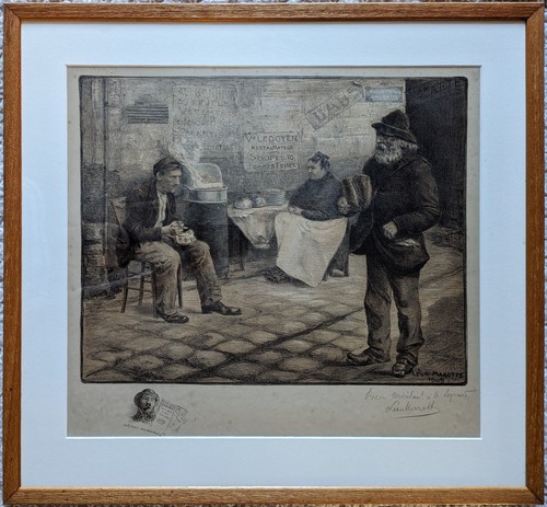 Lithographie signée datée - lithographie,