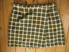 Jupe porte-feuille laine