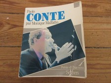 LIVRE MUSIQUE Monique MALFATTO Paolo CONTE avec PHOTOS NOIR et BLANC 1989 220p.