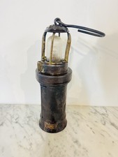 Ancienne lampe de mineur – Numérotée – Métal et verre - 670012