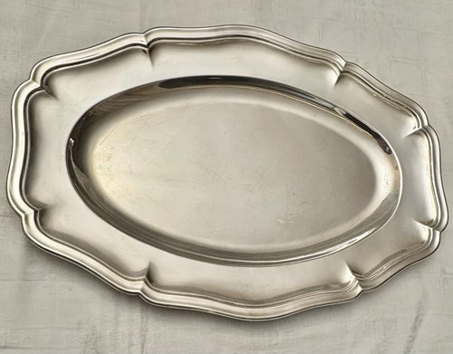 Grand plat ovale metal - plat,
