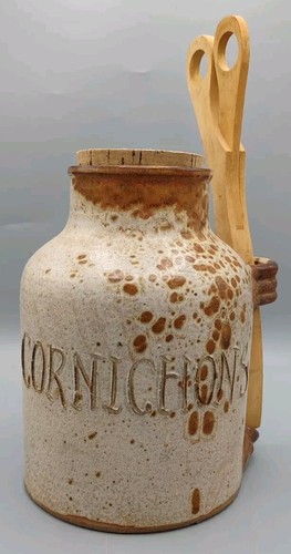 Pot cornichons en - en, grès