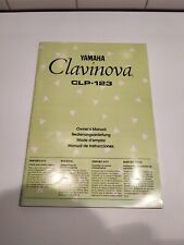 Mode D'emploi/Notice Yamaha Clavinova CLP-123 Bon État