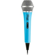Micro IK Multimedia iRig Voice microphone bleu pour iOS - Micro de poche pour i