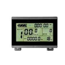 Ecran LCD Vélo Électrique Compatible avec Vélos Électriques LCD3 24V 48V