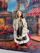 Santon Terre Cuite 27 cm -- L'alsacienne -- santon Yolande de France