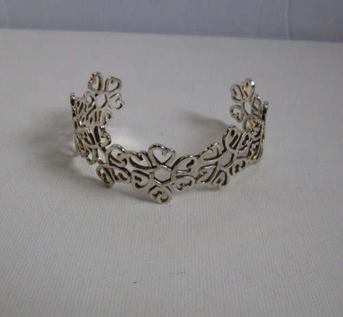 925 silver flexible cuff - silver,