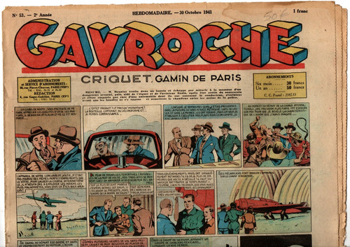 Gavroche hebdomadaire - gavroche, n°53.