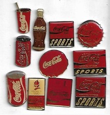 lot de 11 pin's coca cola