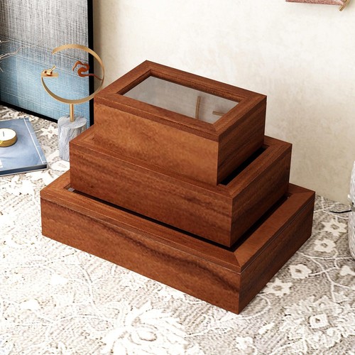 Boîte rangement bois - boîte,