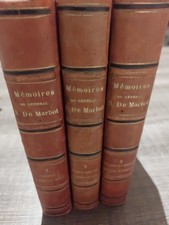 Memoires Du General B. De Marbot Tomes 1,2 et 3 publié en 1891