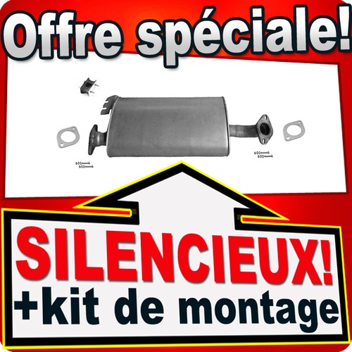 Silencieux intermédiaire pour - intermédiaire,