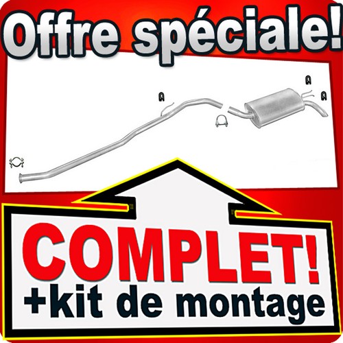 Ligne pot échappement pour - ligne,