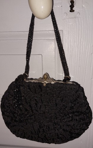 Sac soirée ancien satin - de,