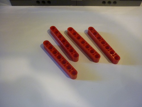 Lego technic red - technic, 7