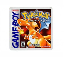 POKEMON ROUGE NINTENDO GAME BOY MAGNET DE RÉFRIGÉRATEUR